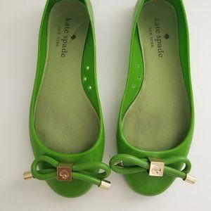 Kate Spade Green Flats